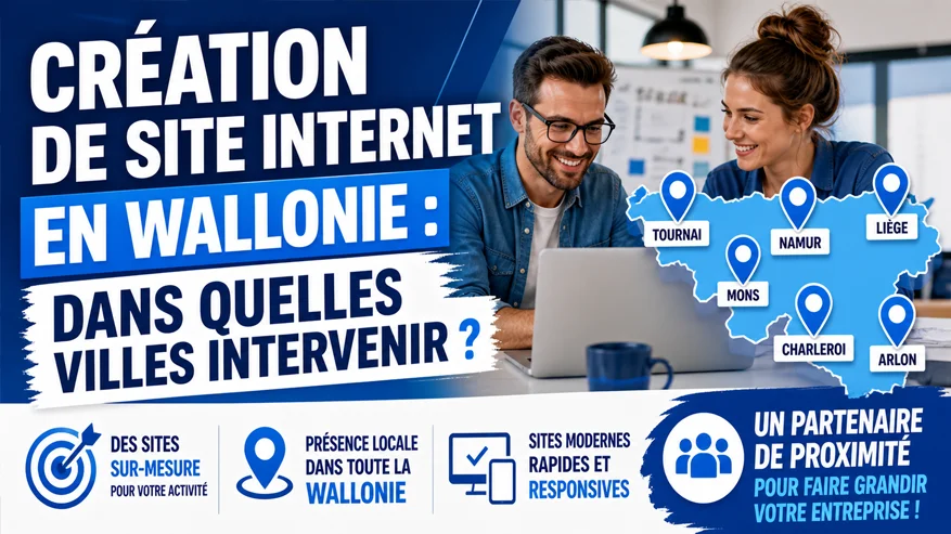 Création de site internet en Wallonie et choix des villes à cibler