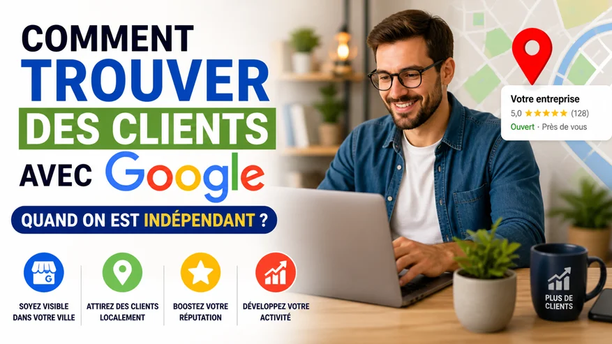 Comment trouver des clients avec Google quand on est indépendant