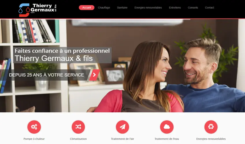 Création de site thierry germaux à Fosses la ville