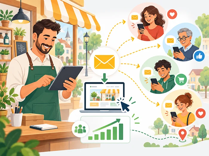 Campagne emailing destinée aux clients d'une entreprise locale en Wallonie