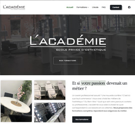L'academie à Mons site internet