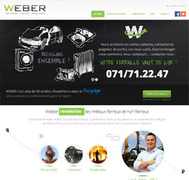 Weber Recycling site internet